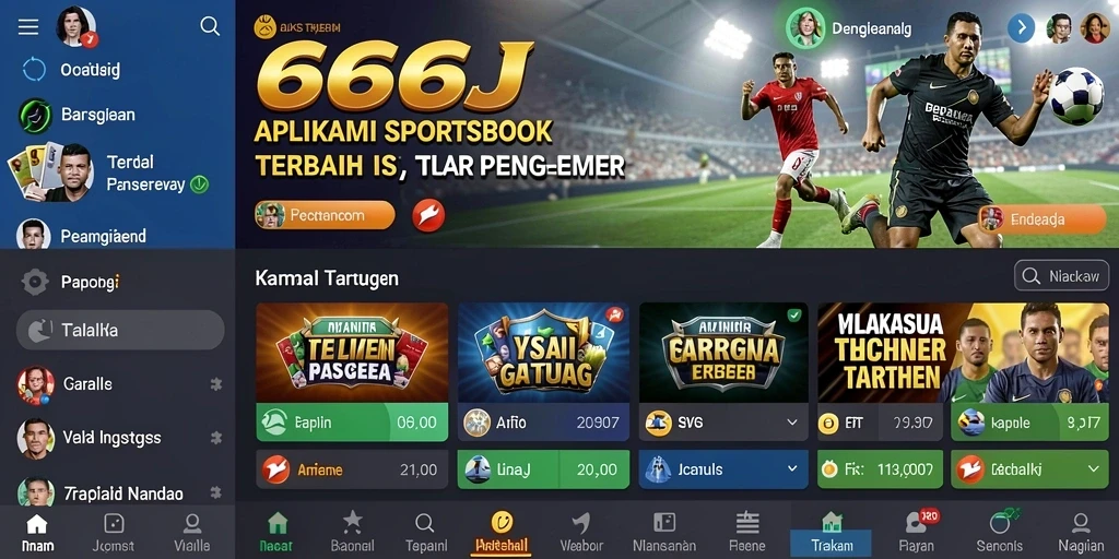 Tangkapan layar utama 666J menampilkan antarmuka taruhan yang menarik dan informatif.
