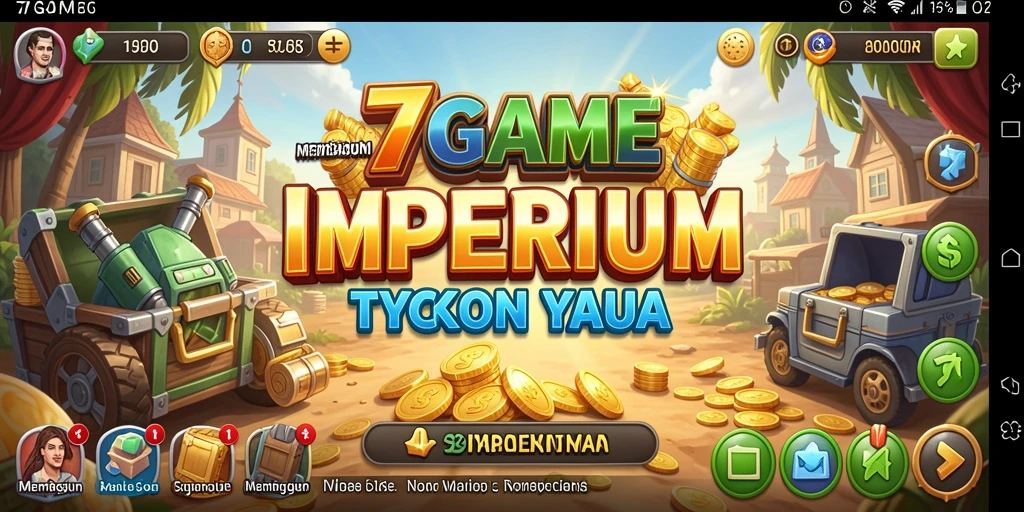 Screenshot 7GAME menunjukkan gameplay Tycoon yang dinamis dan menarik.