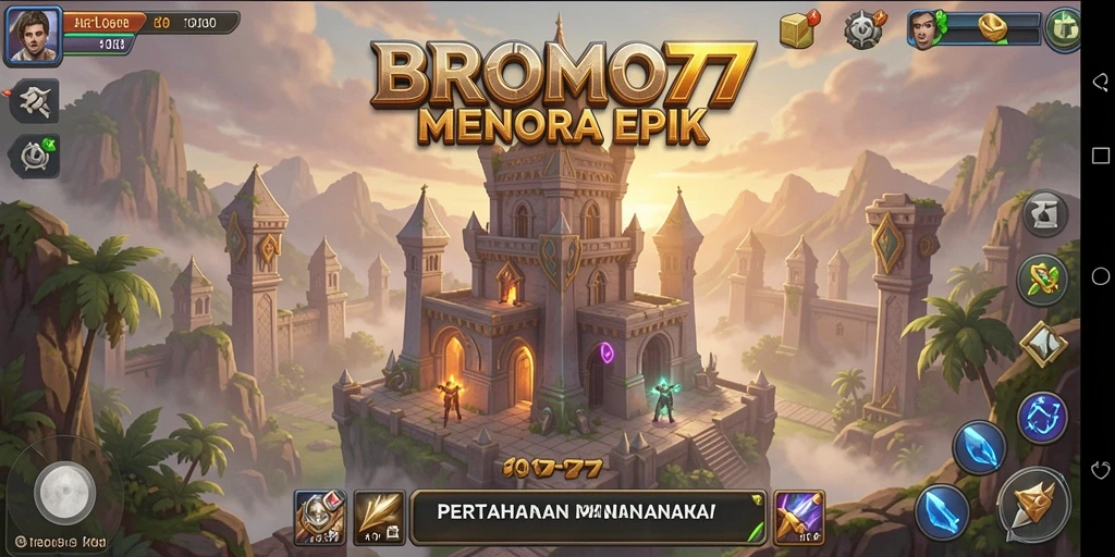 Tampilan gameplay BROMO77 yang menegangkan dan seru.