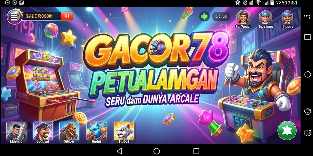Screenshot GACOR78 menampilkan aksi seru dalam gameplay Arcade.