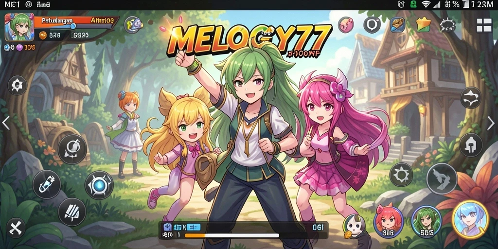Tampilan menarik dari gameplay <strong>MELODY77</strong> yang penuh aksi.