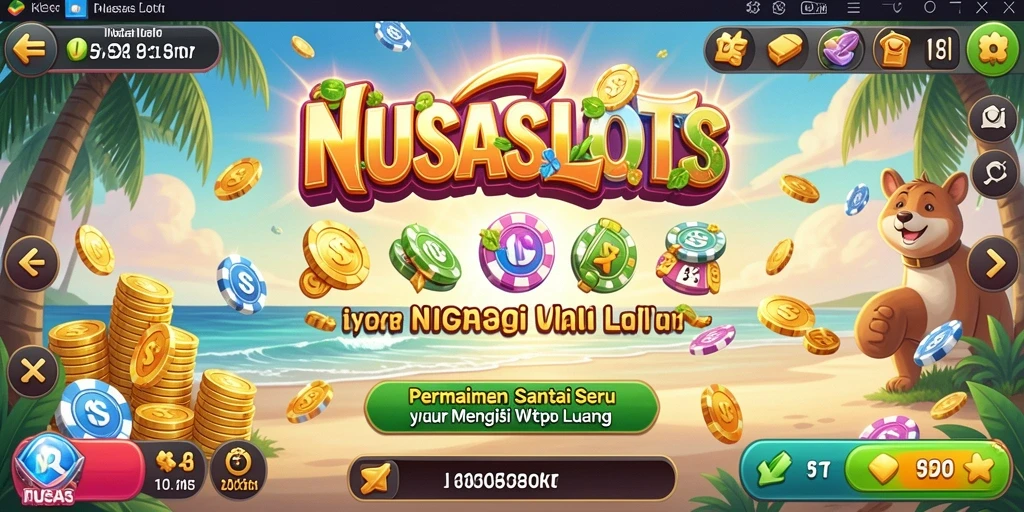 Tampilan menarik dari gameplay NUSASLOTS yang menghibur.