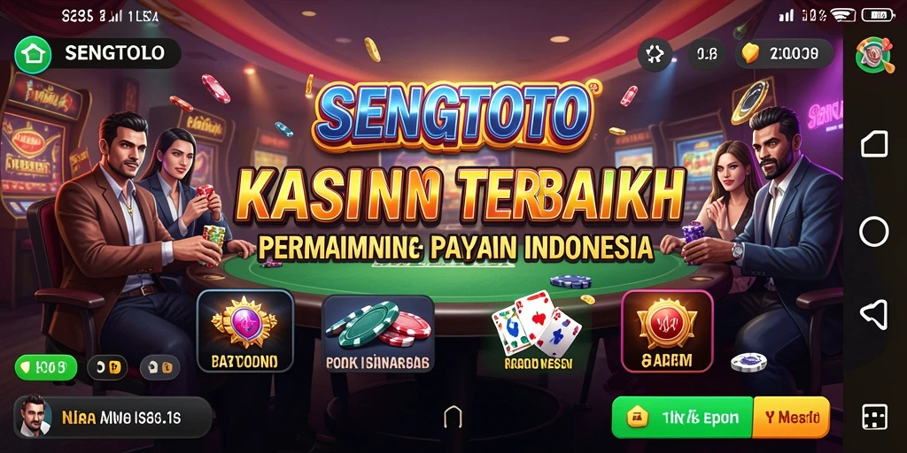 Screenshot gameplay SENGTOTO menampilkan suasana Kasino yang menarik.