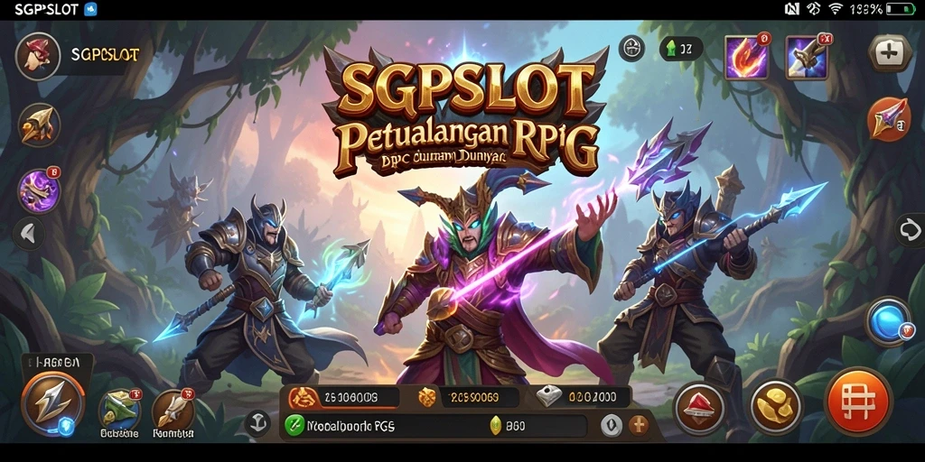 Tampilan gameplay RPG yang menegangkan dalam SGPSLOT.