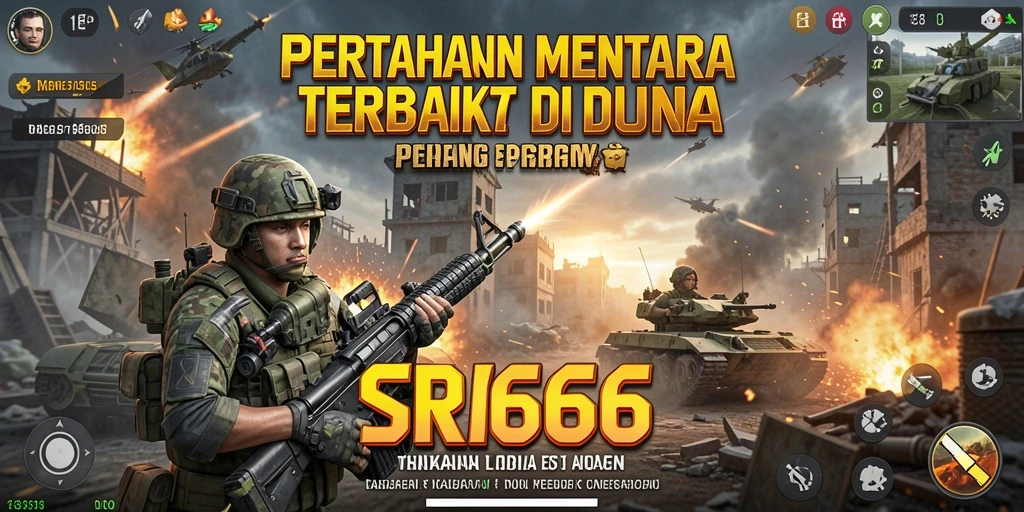 Tampilan gameplay yang mendebarkan dari SR6666 di Tower Defense.